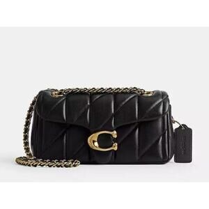 Coach NWT Tabby Shoulder Bag 20 Black Pillow Quilted Purse CP149